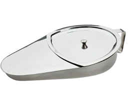 Bassin de lit en inox 48 cm