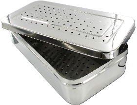 BOITE EN INOX PERFOREE 250 X 120 X 60MM