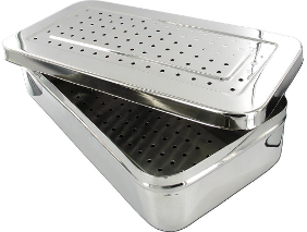 BOITE EN INOX PERFOREE 300 X 120 X 60MM