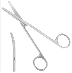CISEAUX DE METZENBAUM,   (COURBE) 15CM