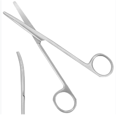 CISEAUX DE METZENBAUM,   (COURBE) 18CM