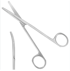 CISEAUX DE METZENBAUM,   (COURBE) 23CM